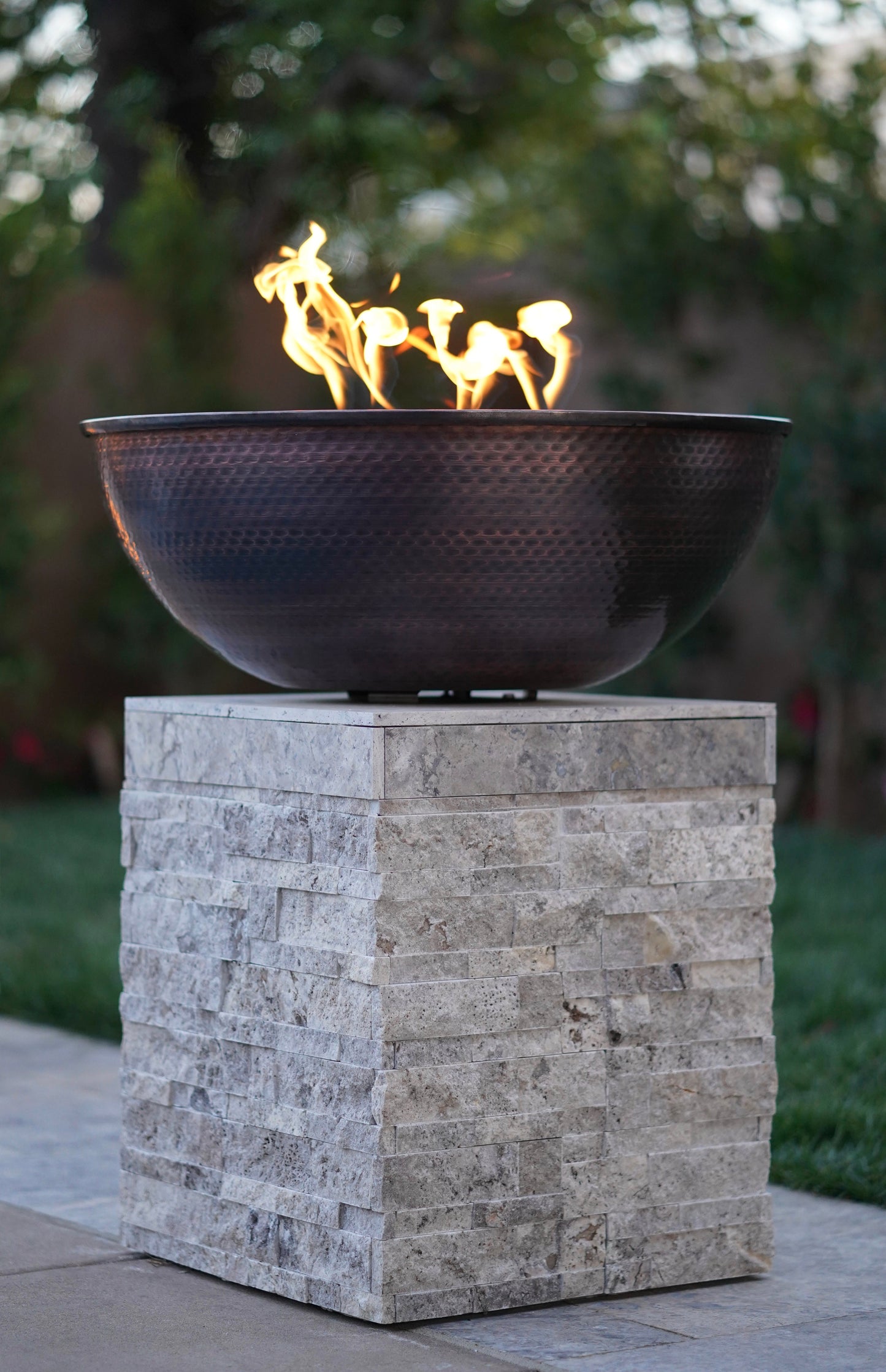 Sedona Copper Fire Bowl by The Outdoor Plus - Free Cover Included