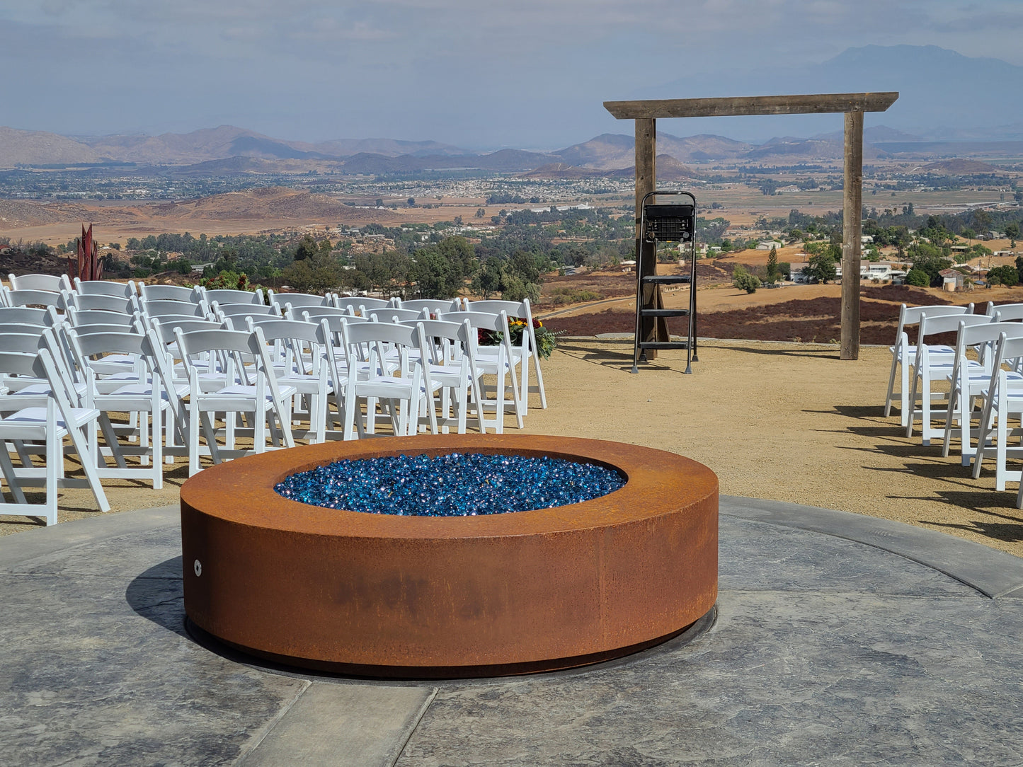 Unity Steel Fire Pit - 18" Tall by The Outdoor Plus - Free Cover Included