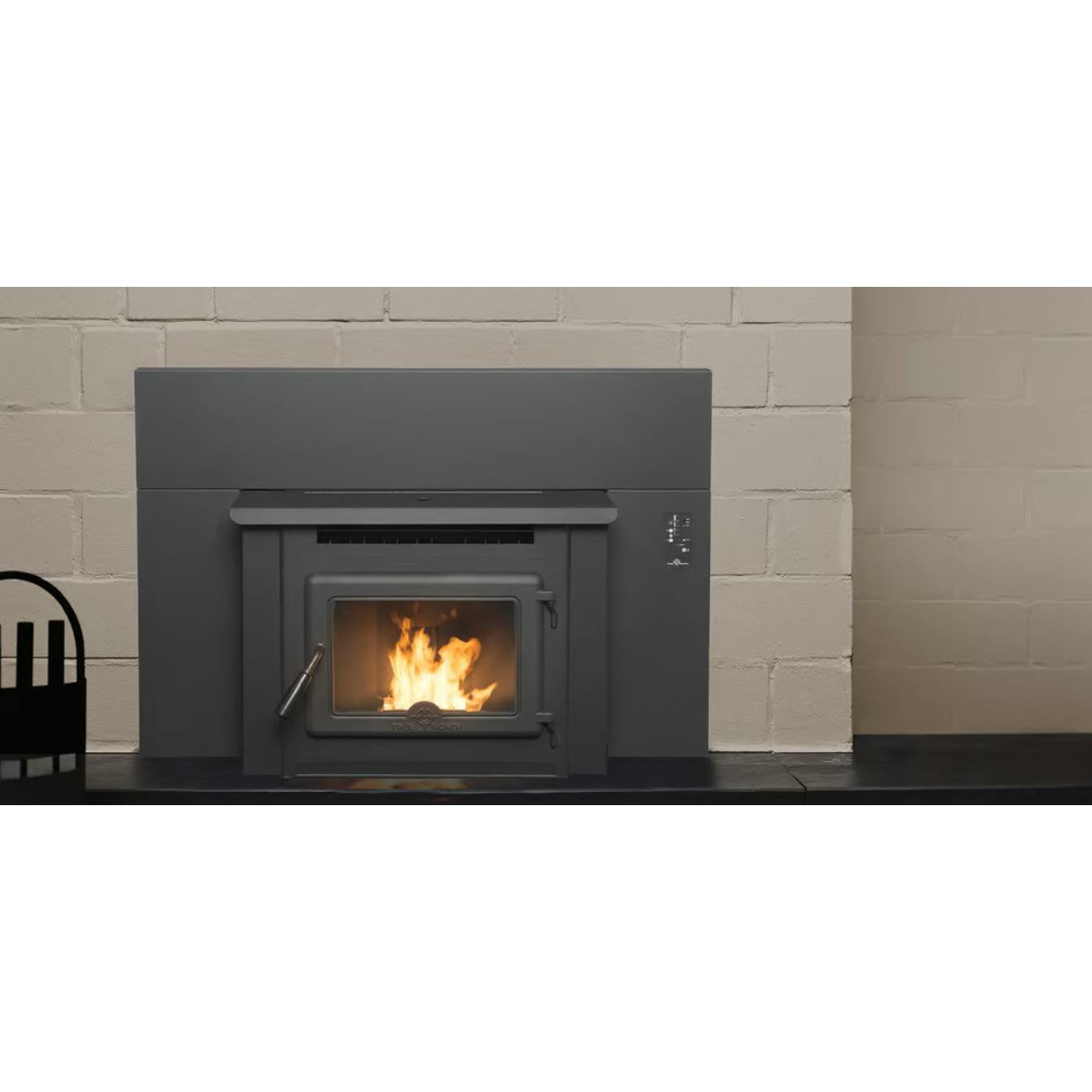 True North TN40 42" Black Vented Pellet Insert, EPA2020 Certified