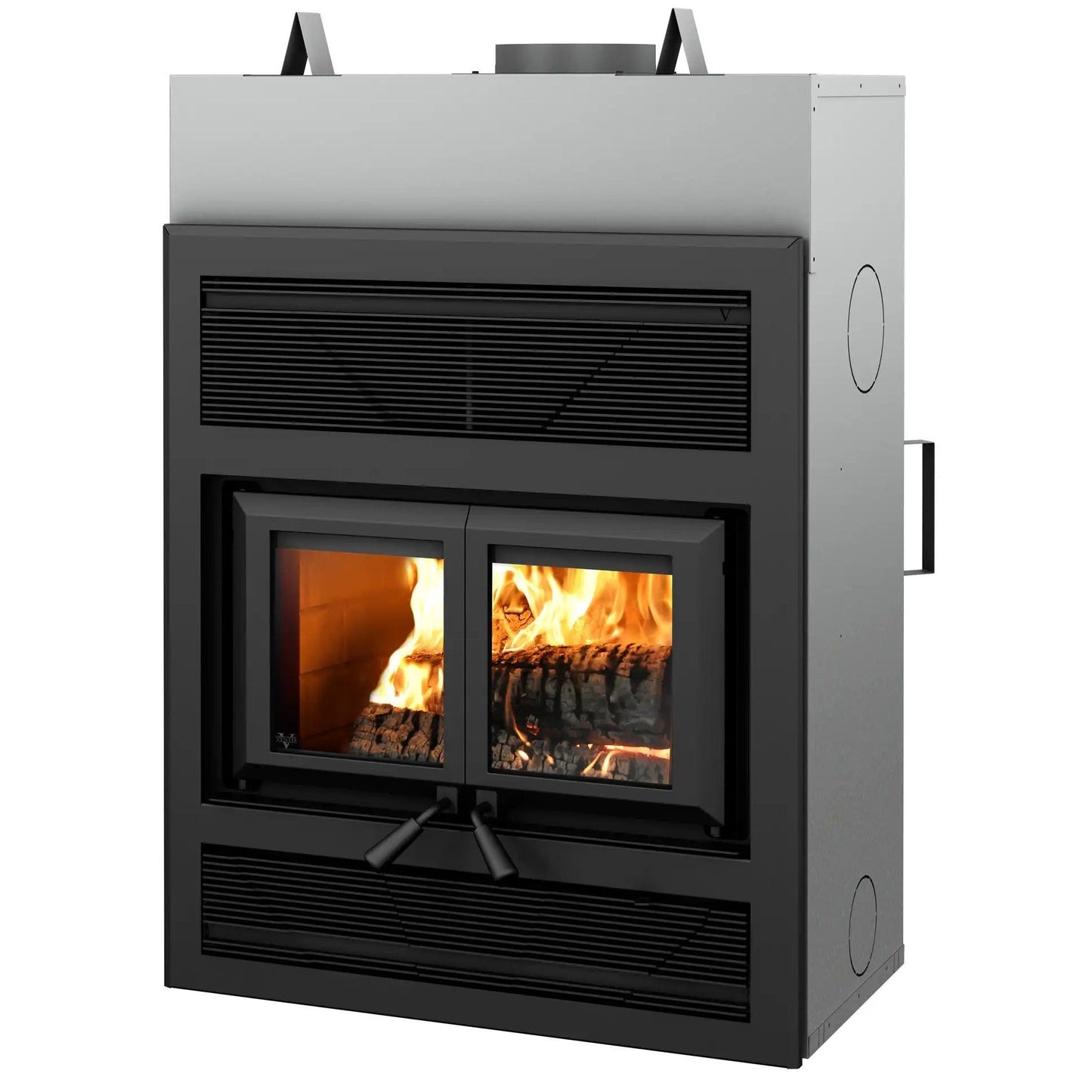 Ventis HE325 42" Black High-Efficiency Wood Burning Large Fireplace, EPA2020 Certified