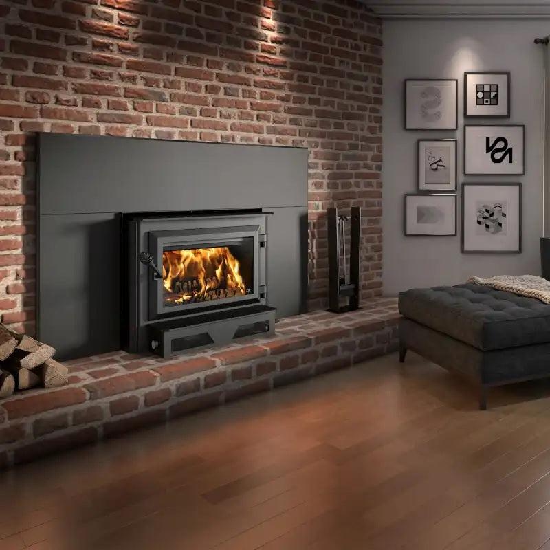 Ventis HEI240 28" Black Wood Fireplace Large Insert, EPA2020 Certified