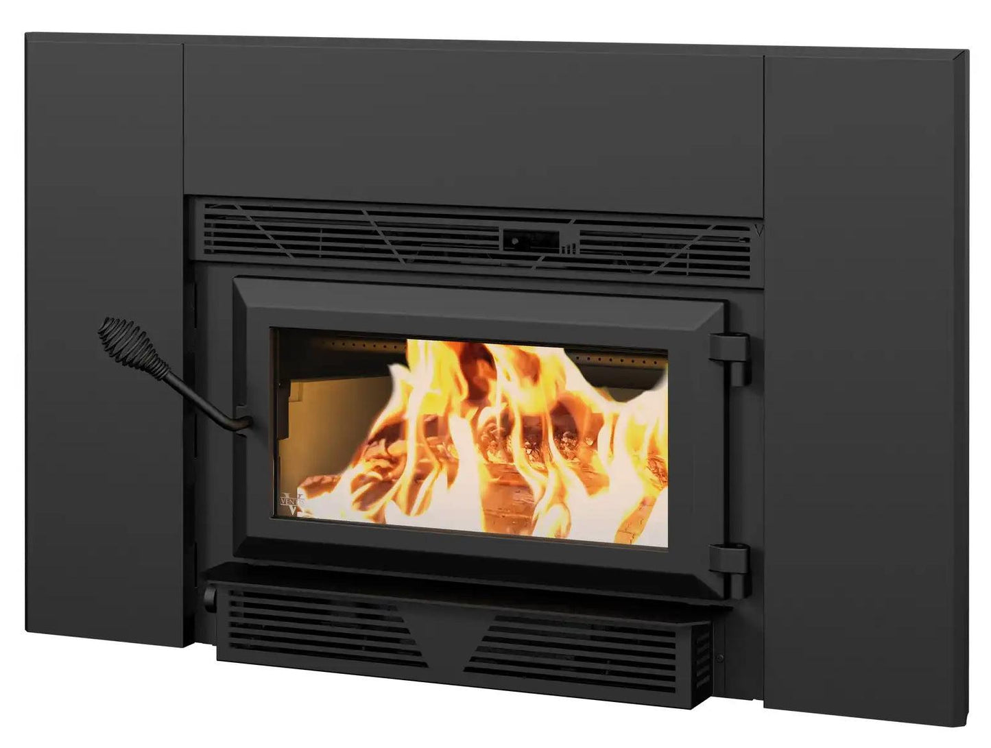 Ventis HEI90 28" Black Wood Fireplace Small Insert, EPA2020 Certified