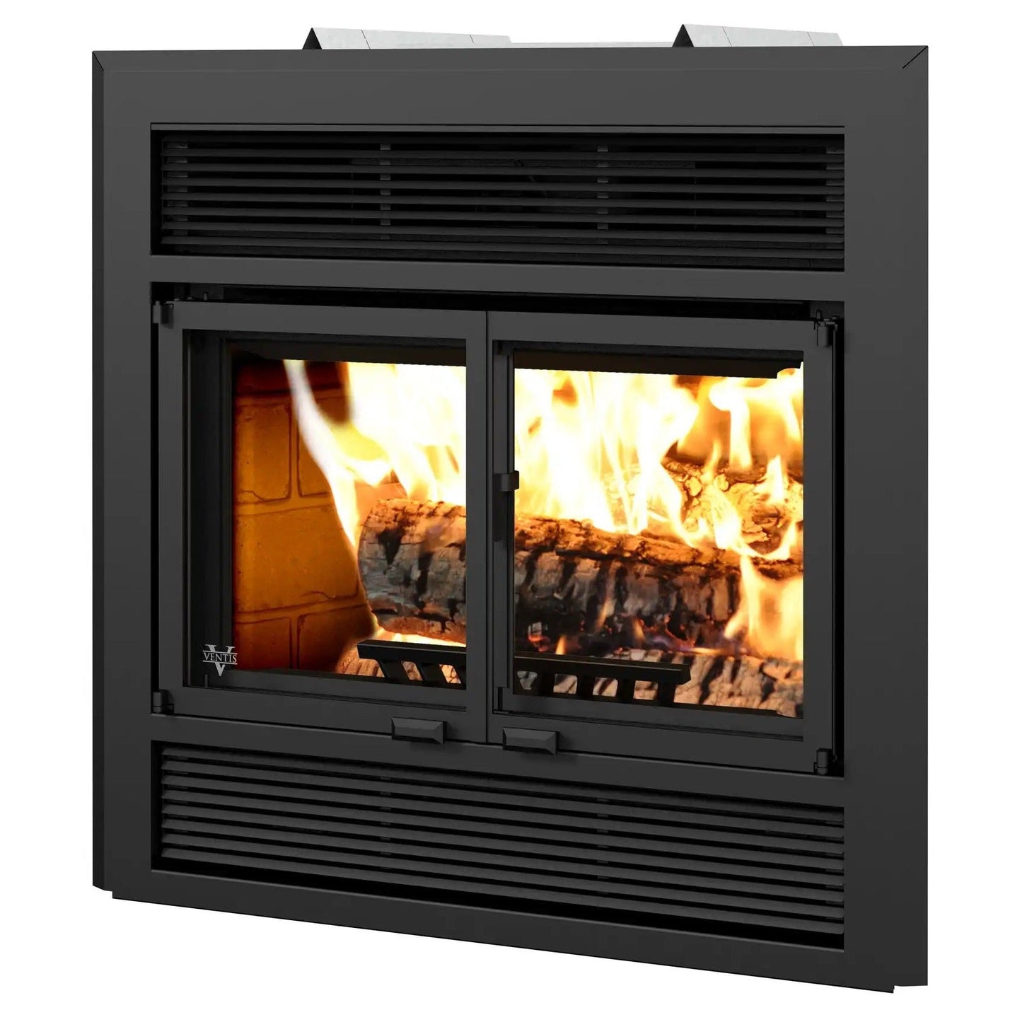 Ventis ME150 40" Black Wood Burning Fireplace