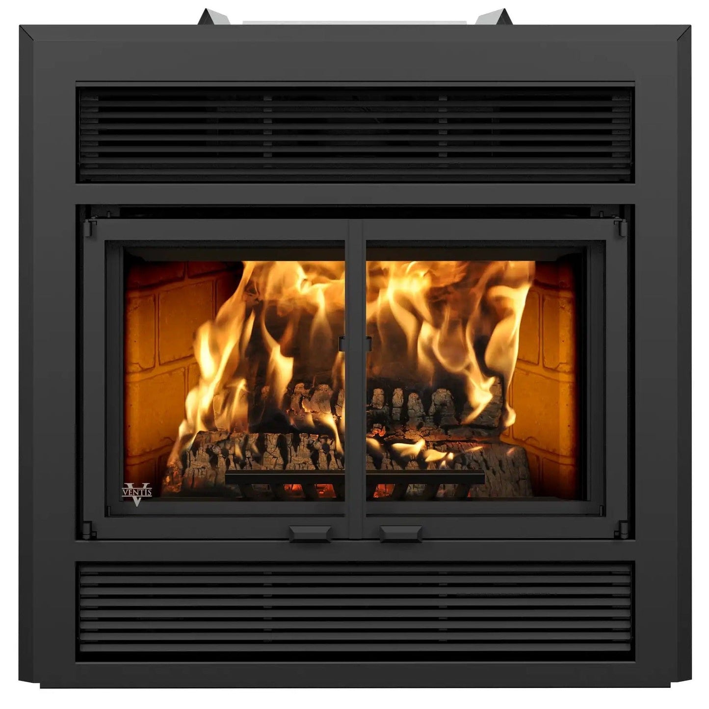 Ventis ME150 40" Black Wood Burning Fireplace