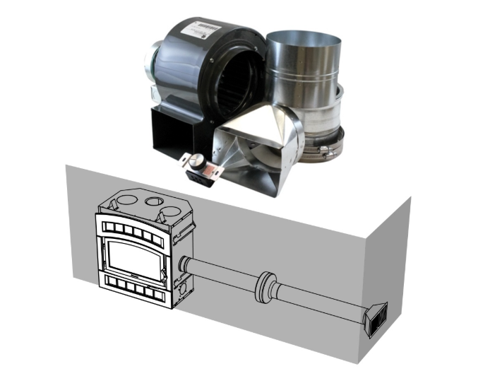 Hearthstone WFP-100 Wood Fireplace Forced Hot Air Kit