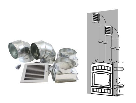 Hearthstone WFP-75 Wood Fireplace Hot Air Distribution Kit
