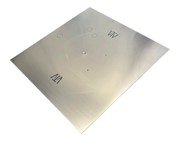 Warming Trends 73" - 80" Range Square Aluminium Plate