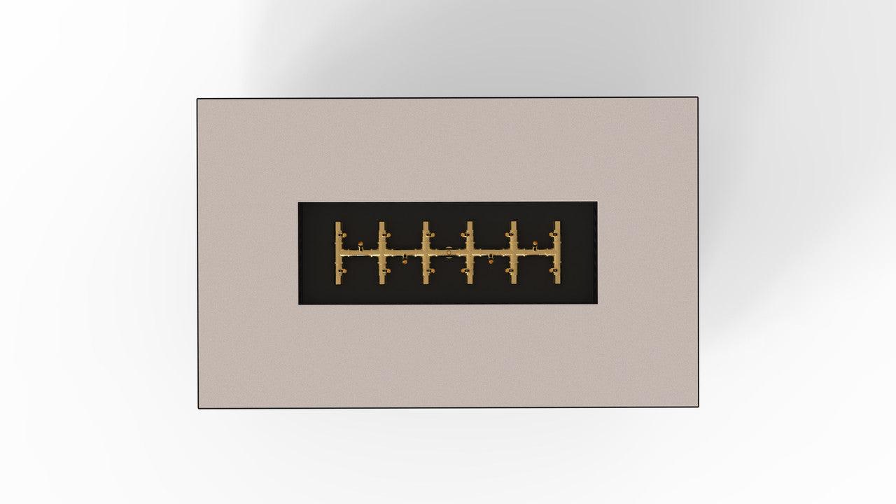 Warming Trends R48-Rectangle 48" x 30" x 18" Sand Pebble Platinum Ignition Liquid Propane Fire Table