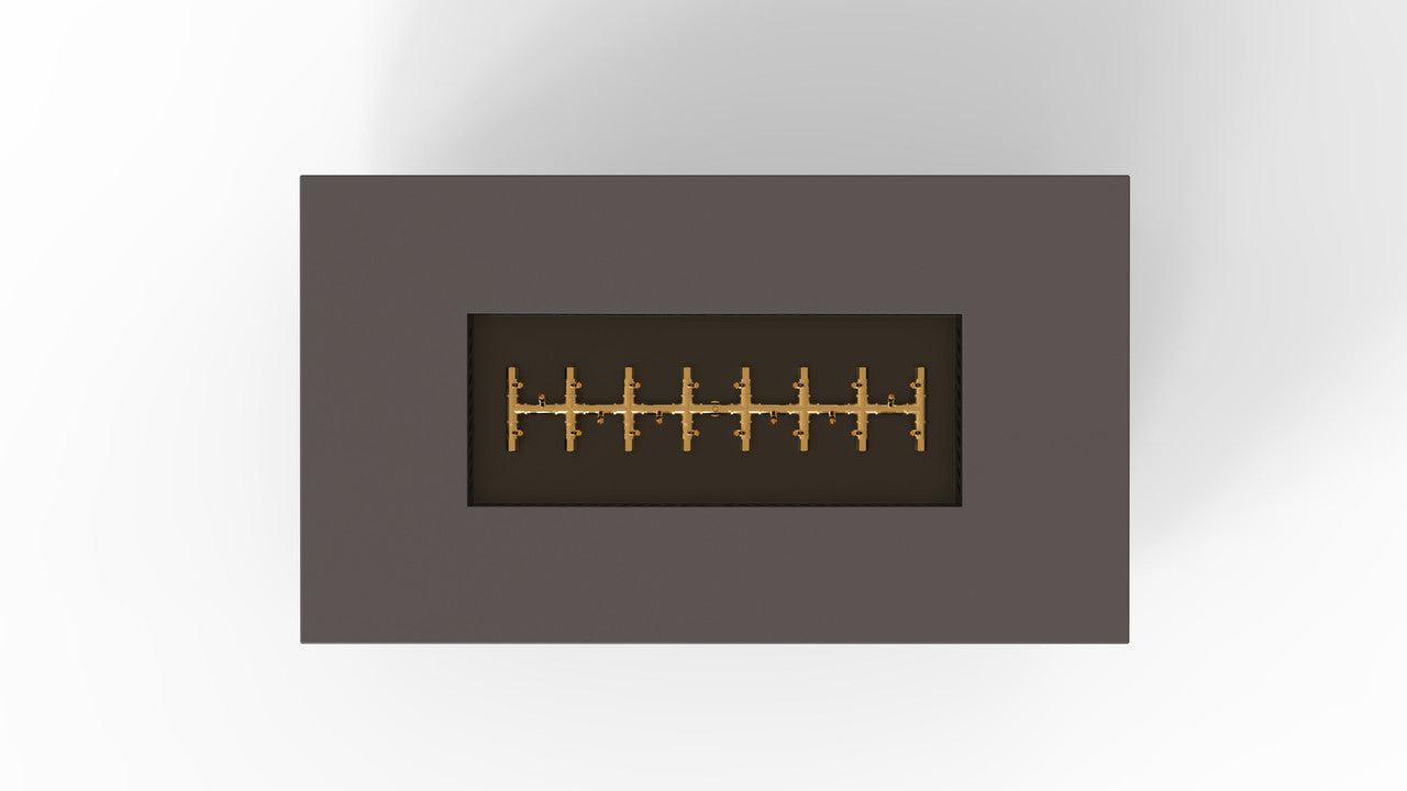 Warming Trends R60-Rectangle 60" x 34" x 18" Charcoal PBIK Ignition Natural Gas Fire Table