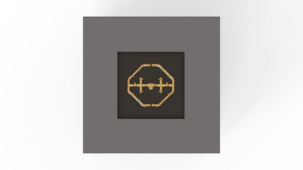 Warming Trends S48-Square 48" x 48" x 18" Charcoal PBIK Ignition Liquid Propane Fire Table