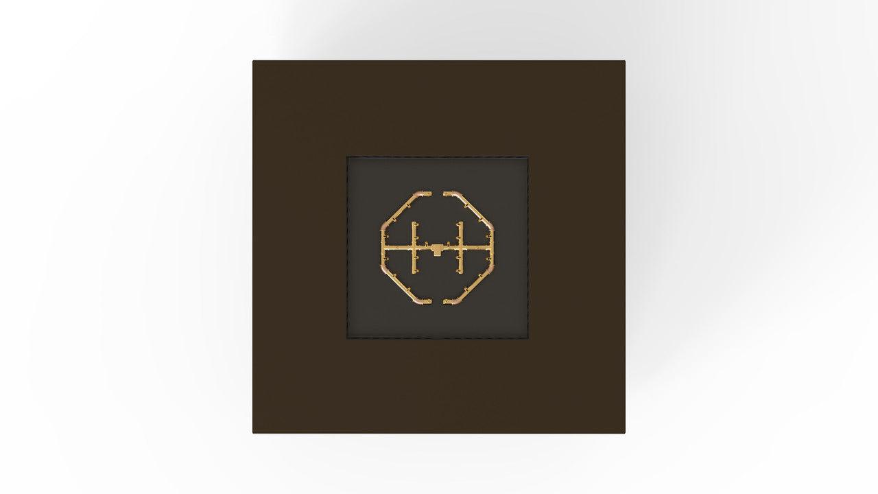 Warming Trends S56-Square 56" x 56" x 18" Bronze Platinum Ignition Natural Gas Fire Table