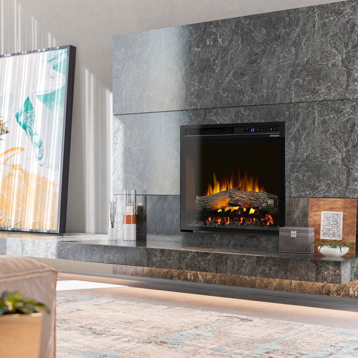 Dimplex Nova 23" Plug-in Electric Firebox With Logs