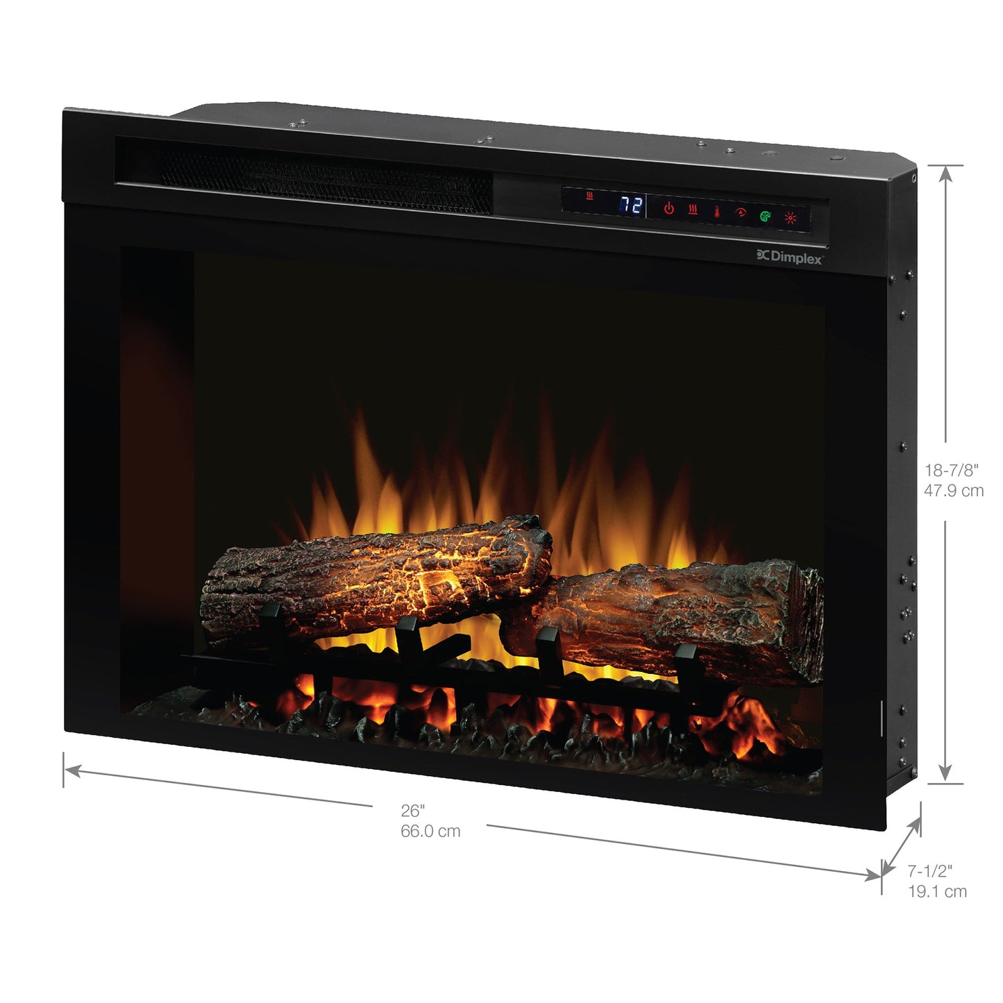 Dimplex Nova 26" Plug-in Electric Firebox With Logs