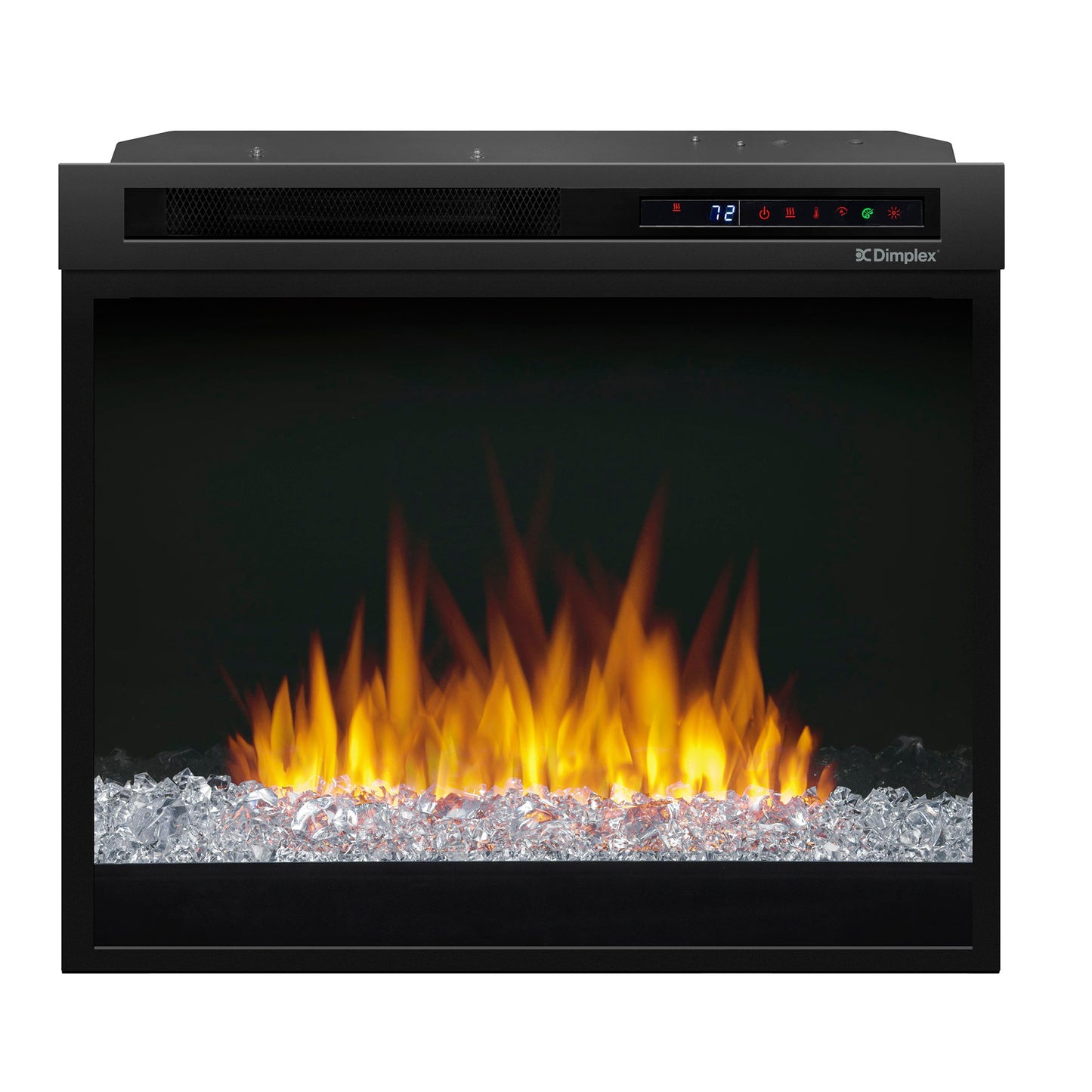 Dimplex Nova 28" Plug-in Electric Firebox With Acrylic Crystals Ember Bed
