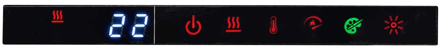 Dimplex Nova 28" Plug-in Electric Firebox With Acrylic Crystals Ember Bed