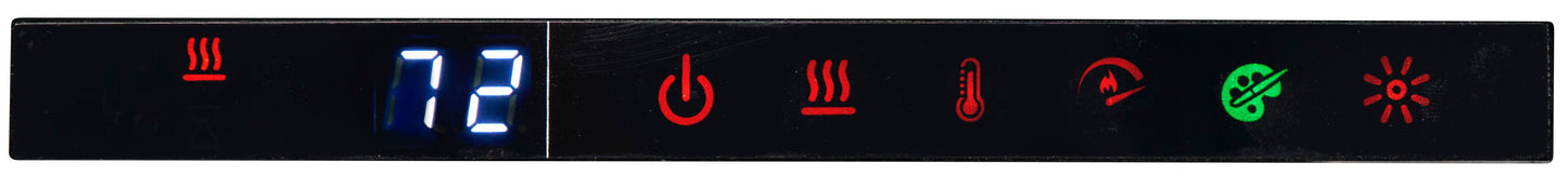 Dimplex Nova 28" Plug-in Electric Firebox With Acrylic Crystals Ember Bed