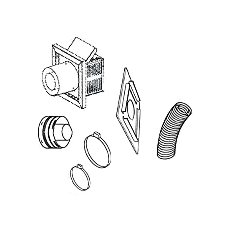Astria 24-inch Flex Vent with Small Termination SFKIT24SS