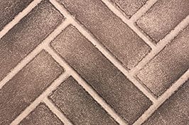 Astria 40 inch Heritage Brown Herringbone Ceramic Liner 40LKDV2HB-H
