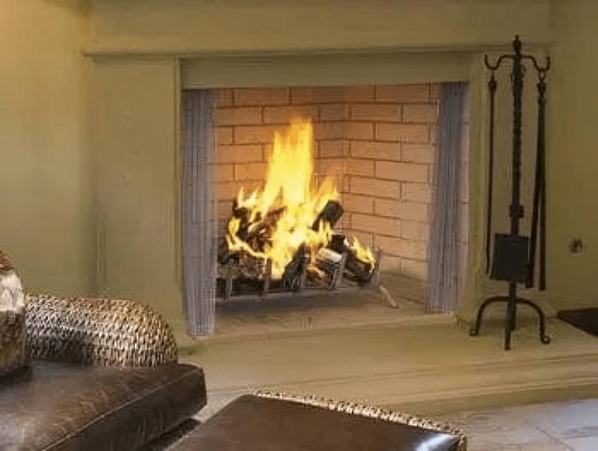 Astria 42 inch Oracle Outdoor Open-Hearth Wood-Burning Fireplace Oracle42