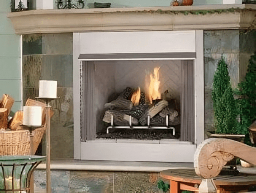 Astria 42 inch StarLite LX Outdoor Traditional Vent-Free Gas Fireplace STARLITELX42ZE