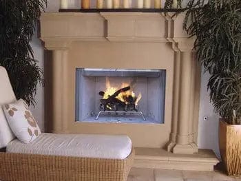 Astria 42 inch Tuscan Outdoor Open-Hearth Wood-Burning Fireplace Tuscan42