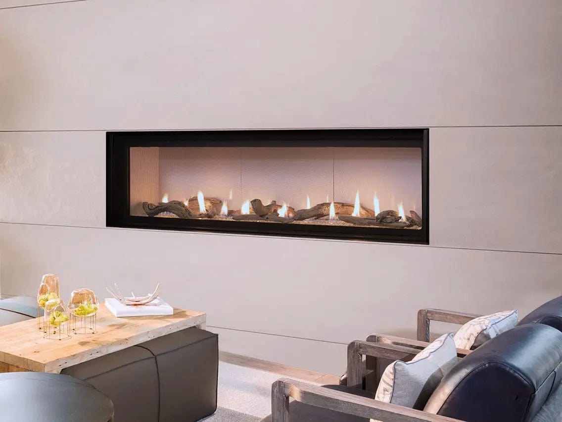 Astria Allume 60 inch DLX Linear Direct Vent Gas Fireplace ALLUMEDLX60TEN-B