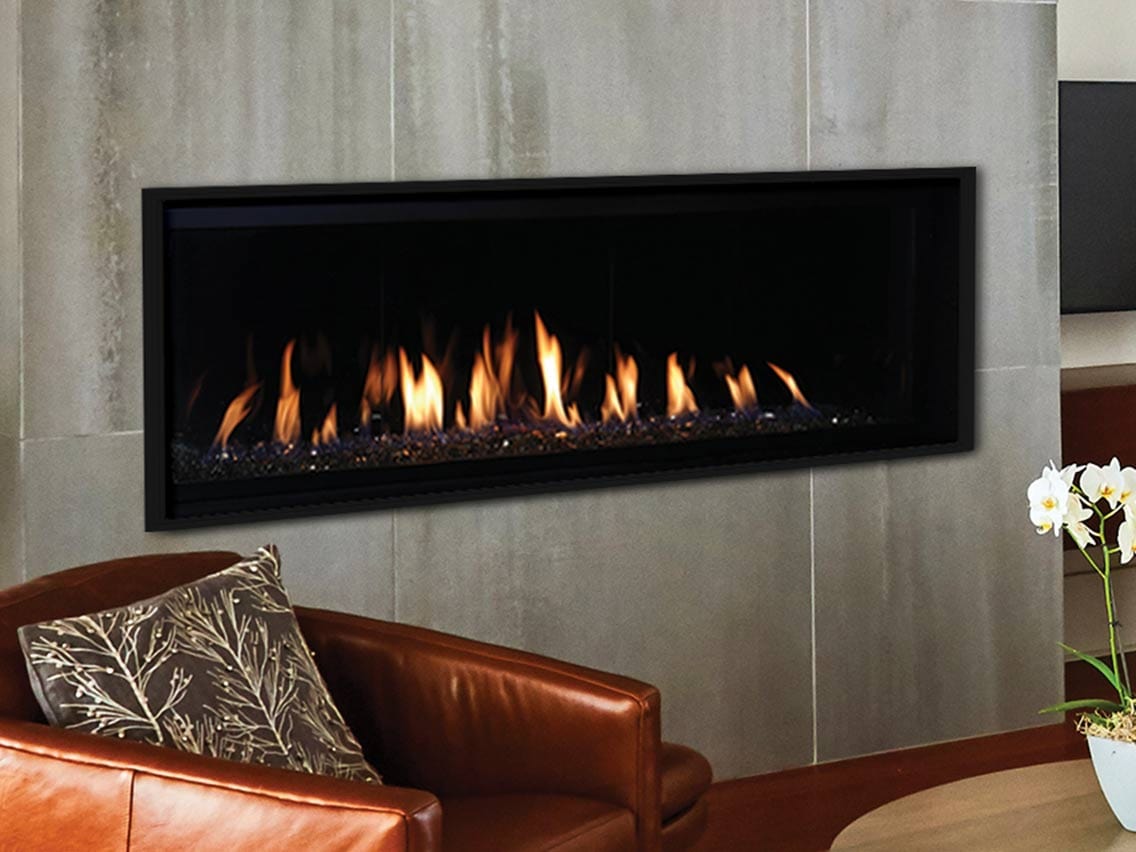 Astria 48 inch Allume Linear Contemporary Direct Vent Fireplace ALLUME48TEN