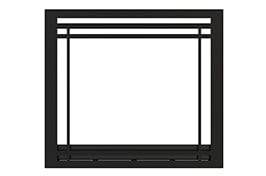 Astria Black Craftsman Frame for Fireplace FCBK35T
