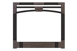 Astria Charcoal/Aged Iron Artisan Frame for Fireplace FABKAI40T
