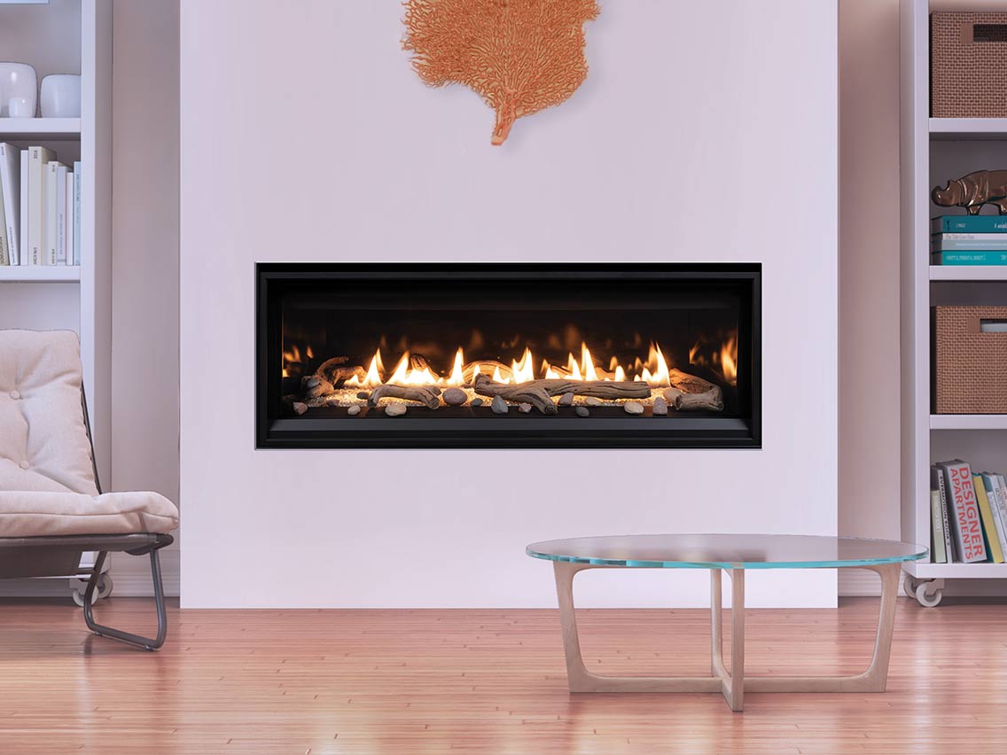 Astria 45-inch Compass DLX Direct-Vent Fireplace COMPASSDLX45TEN