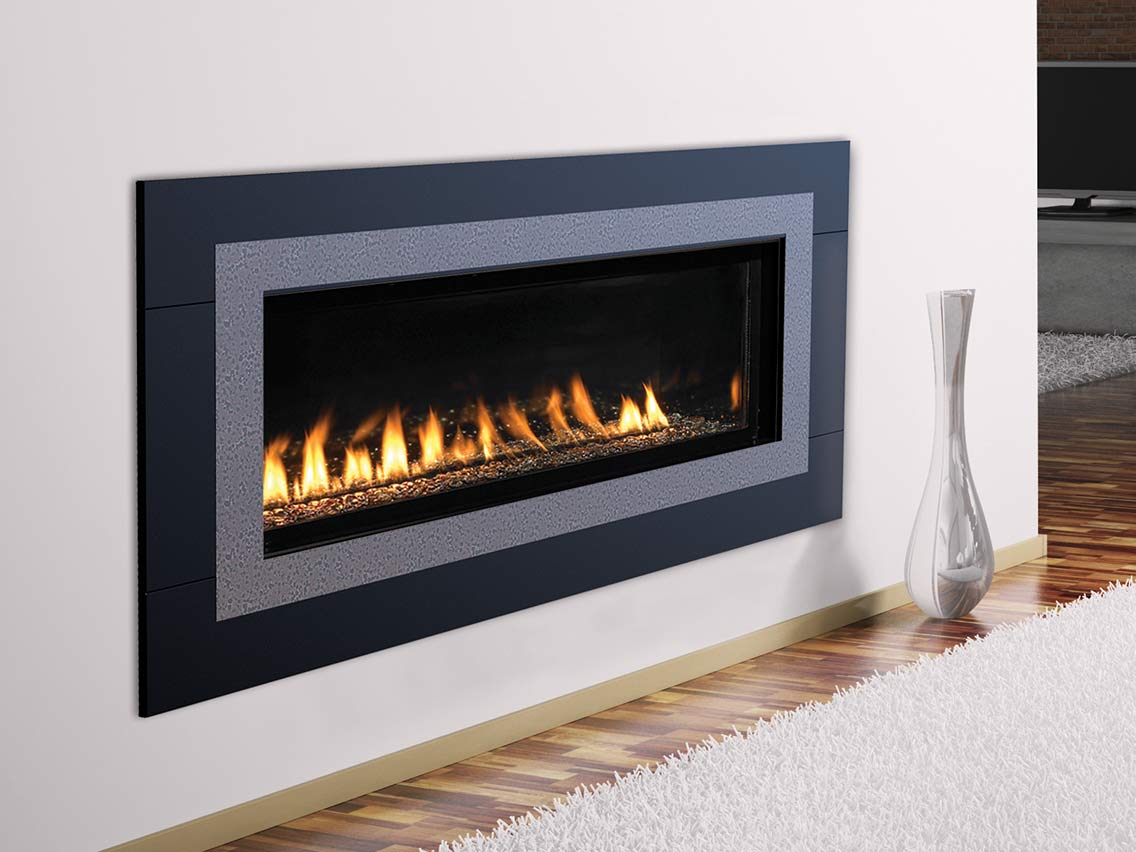 Astria Paris Lights 43" Contemporary Vent-Free Gas Fireplace Flame Authority