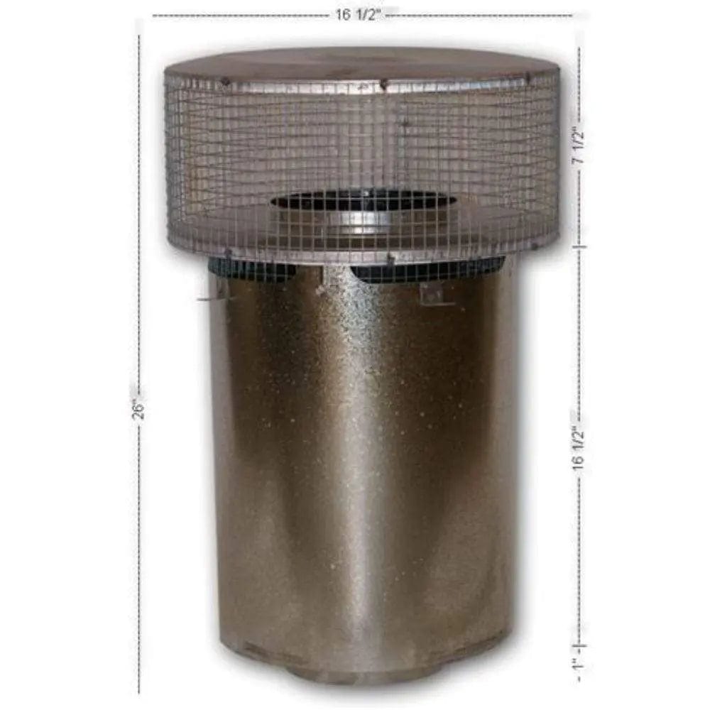 Astria Round Top with Slip Section and Mesh RTT-8DM