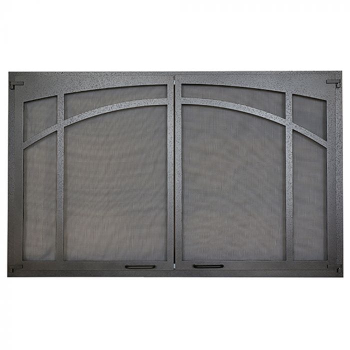 Astria Textured Iron Arched Screen Door ASD3628-TI