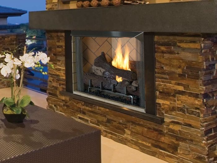 Astria 36 inch Venetian Outdoor Vent-Free Firebox Venetian 36