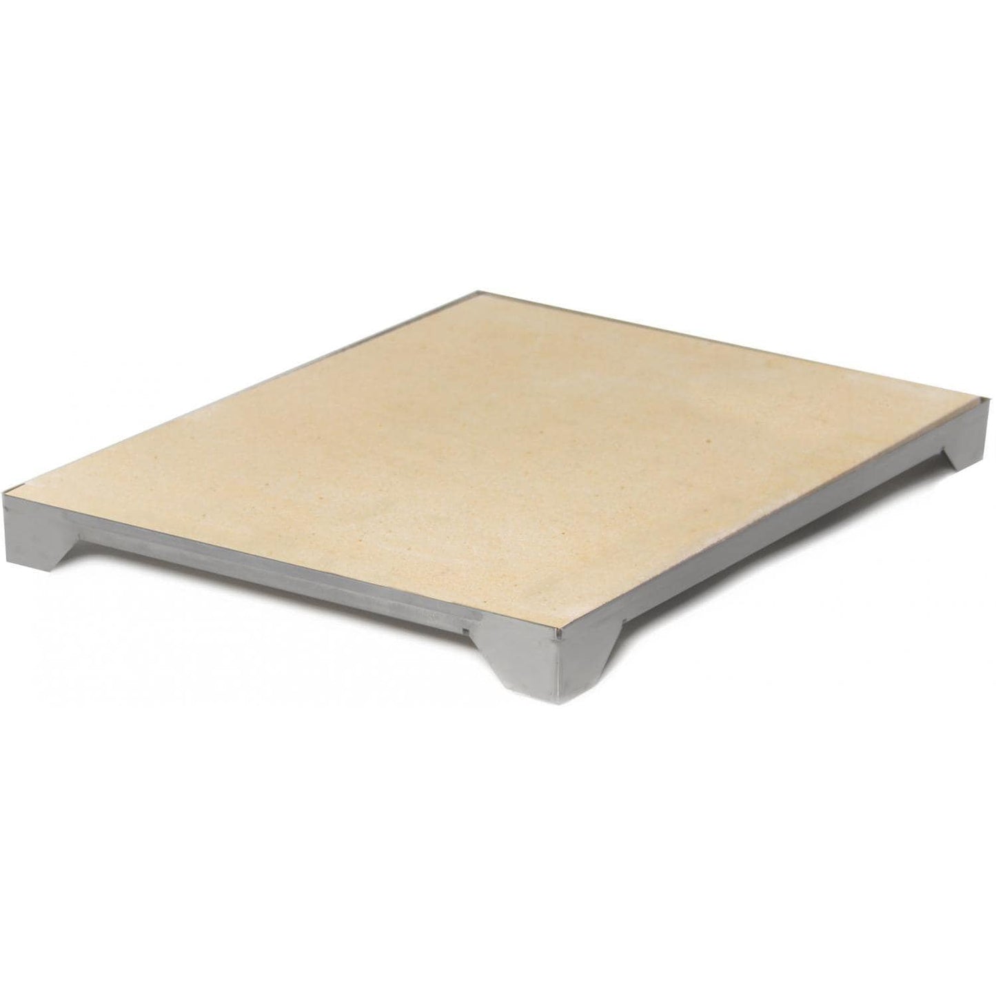 Blaze 14 3/4 Inch Ceramic Pizza Stone With Stainless Steel Tray (BLZ-PZST)