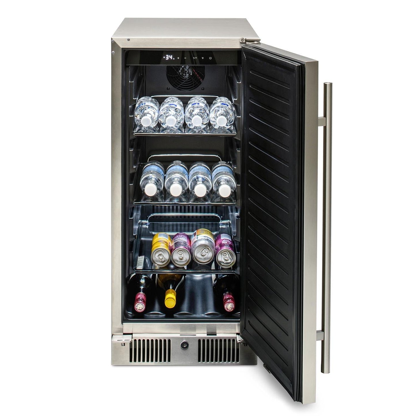 Blaze 15-Inch 3.2 Cu. Ft. Outdoor Rated Compact Refrigerator (BLZ-SSRF-15)