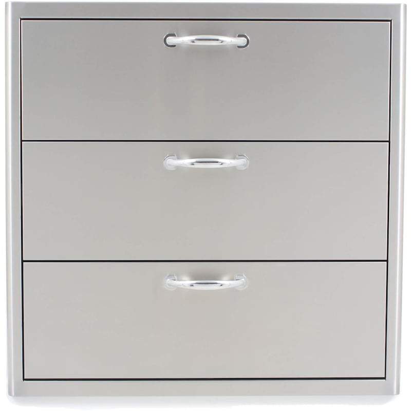 Blaze 30-Inch Stainless Steel Triple Access Drawer (BLZ-30W-3DRW)