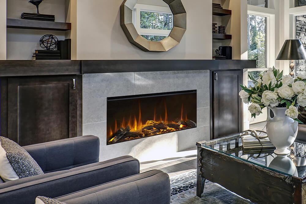 British Fires New Forest 48" Electric Fireplace
