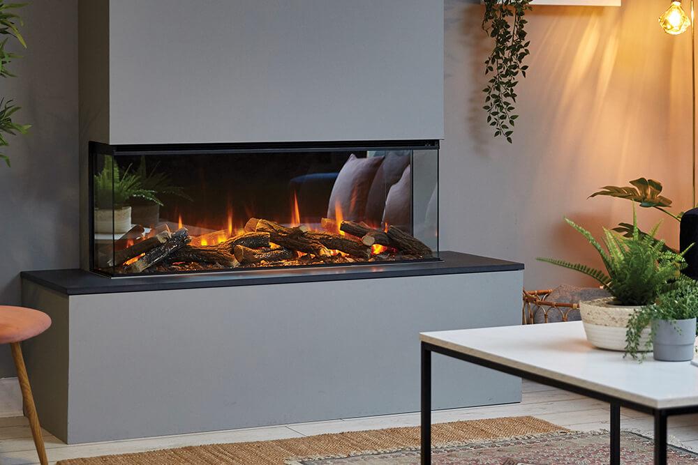 British Fires New Forest 48" Electric Fireplace