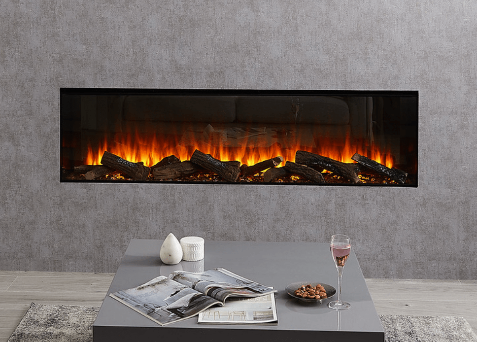 British Fires New Forest 63" Electric Fireplace