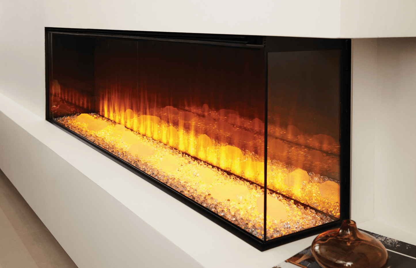 British Fires New Forest 63" Electric Fireplace