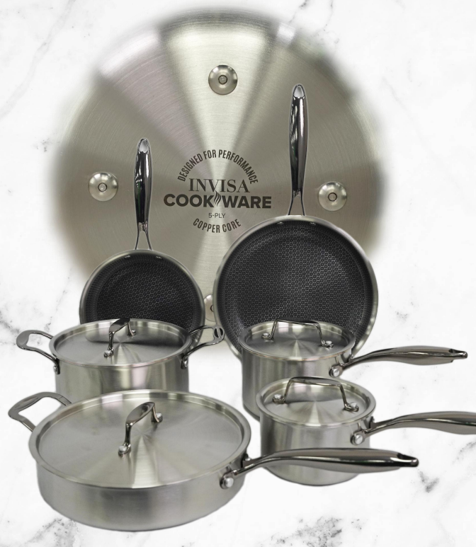 InvisaCook 10 Piece Cookware Set