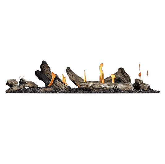 Napoleon Standard Driftwood Log Set for 46" Direct Vent Ascent Linear Premium Fireplace