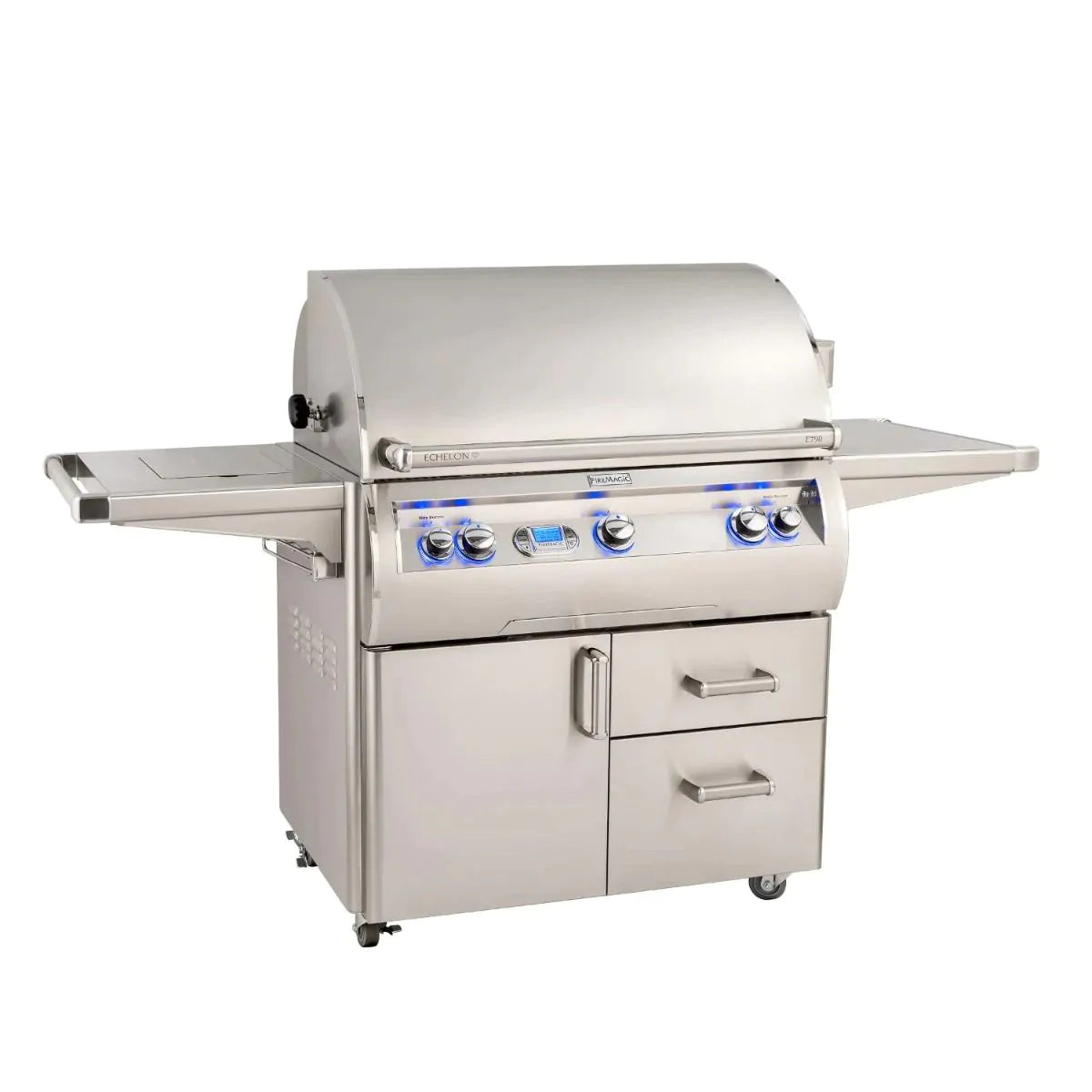 Fire Magic Echelon Diamond E790s 36" Freestanding Gas Grill With Rotisserie, Single Side Burner & Digital Thermometer, Natural Gas (E790S-8E1N-62)