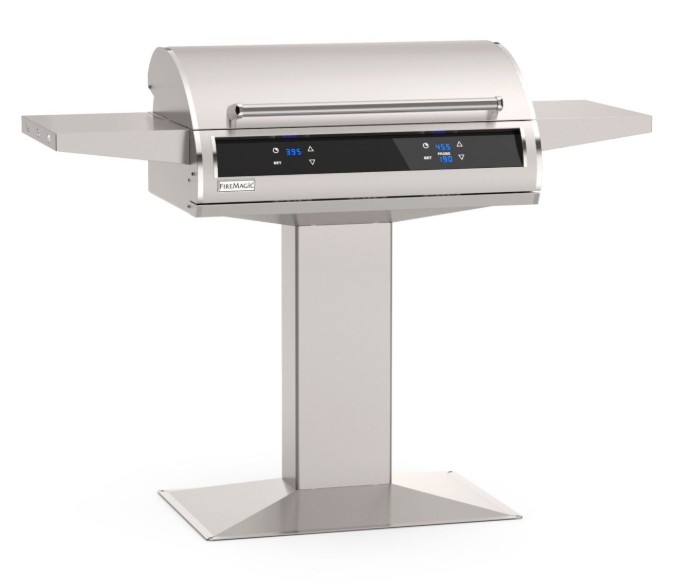 Fire Magic 30 Inch Patio Post-Mount Electric Grill With Dual Control