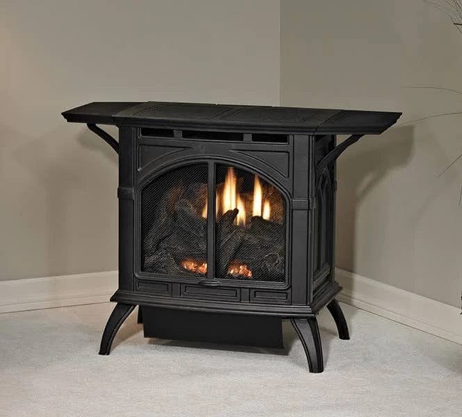 Empire White Mountain Hearth Small Spirit Cast Iron 22" Vent Free Gas Stove 10k BTU VFD10CC30