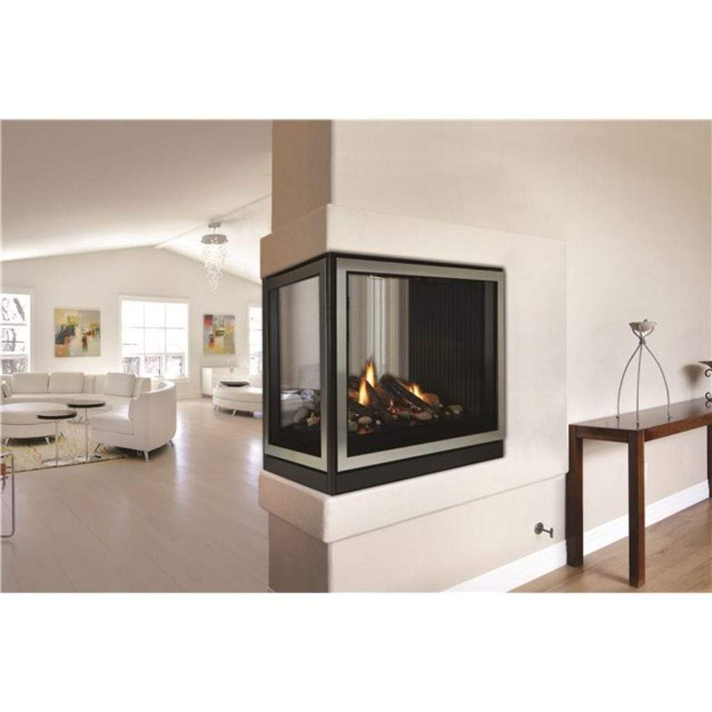 Empire White Mountain Hearth 36" Tahoe Clean-Face Peninsula Fireplace DVP36PP