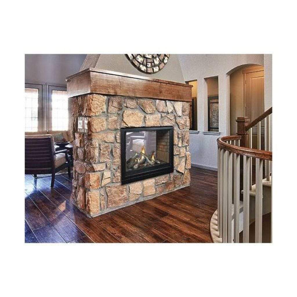 Empire White Mountain Hearth 36" Tahoe Clean-Face Peninsula Fireplace DVP36PP