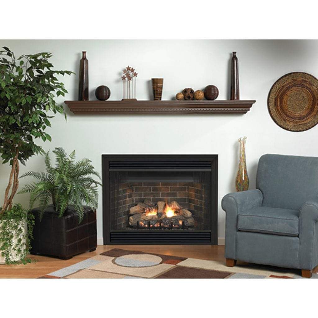 Empire White Mountain Hearth 37" Keystone B-Vent Fireplace, Deluxe BVD34FP30