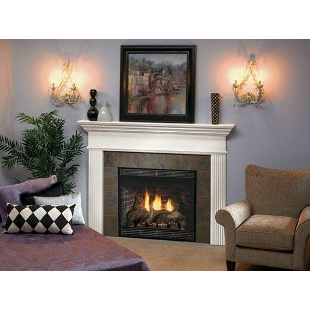 Empire White Mountain Hearth 37" Keystone B-Vent Fireplace, Deluxe BVD34FP30